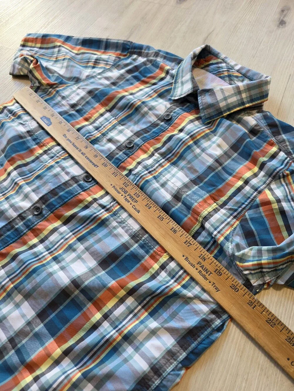 The North Face Men's Short Sleeve Plaid Shirt Size S